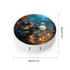Cat Contact Lens Case Portable Travel Box Holder with Mirror view 2