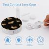 Capybara Contact Lens Case Portable Travel Box Holder with Mirror view 3