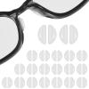 20 Pairs Eyeglass Nose Pads Anti Slip, 3.5 mm Adhesive Eye Glasses Nose Pad Non Slip Silicone Noses Pad for Eyeglasse Anti-Slip Noses Pads, Silicone GlassesNose Grips for Plastic Frames Reading view 1