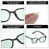 20 Pairs Eyeglass Nose Pads Anti Slip, 3.5 mm Adhesive Eye Glasses Nose Pad Non Slip Silicone Noses Pad for Eyeglasse Anti-Slip Noses Pads, Silicone GlassesNose Grips for Plastic Frames Reading view 4