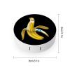 Banana Cockatiel Israel Flag Contact Lens Case Portable Travel Box Holder with Mirror view 2