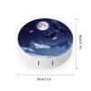 Bald Ea-gles Contact Lens Case Portable Travel Box Holder with Mirror view 2