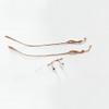 1 Pair Metal Frame Temple Rimless Pure Titanium Glasses Legs and Nose Bridge Eyeglass Eyewear Replacement Arms view 2