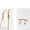1 Pair Metal Frame Temple Rimless Pure Titanium Glasses Legs and Nose Bridge Eyeglass Eyewear Replacement Arms view 3