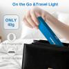 Frekare Toothbrush Travel Case Aluminum, Manual Tooth Brush Holder for Traveling, Portable Toothbrush Container for Bathroom, Camping, Business Trip, School (Blue) view 2