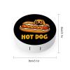 Dachshund Hot Dog Contact Lens Case Portable Travel Box Holder with Mirror view 2