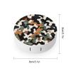 Camouflage Print Contact Lens Case Portable Travel Box Holder with Mirror view 2