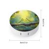 Malaysia Praying Mantis Insect Contact Lens Case Portable Travel Box Holder with Mirror view 2