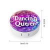 Dancing Queen Contact Lens Case Portable Travel Box Holder with Mirror view 2