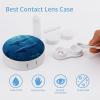 Blue Whale Contact Lens Case Portable Travel Box Holder with Mirror view 3