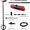 10.8M Extendable Water-Fed Telescopic Brush for Window and Solar Panel Cleaning 35CM Cleaning Rod for Conservatory Roof Durable Window Cleaning Tool view 2