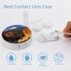 FodPand Pikes Peak Colorado Contact Lens Case,Compact Portable Circle Contacts Lenses Case with Mirror Tweezers Contacts Lenses Container for Travel Daily Life view 3