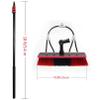 Window Cleaner with Long Handle, Glass Cleaning Tools with Rotatable Cleaning Brush and Aluminum Alloy Telescopic Pole, Window Cleaning Kit for Solar Panel Shower Glass Mirror Door Car view 2