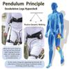 Bionic Power Walking Aid, Exoskeleton Assistance for Walking Leg Lift, Rotating Adjustment Force Assists 50% Mobility, Easy to Wear, Exoskeleton for Joint Pressure Relief view 4
