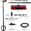 10.8M Water-Fed Telescopic Window Cleaning Brush Extendable Rod for Conservatory Roof & Solar Panel Cleaning 55CM Reach Efficient & Versatile Cleaning Tool view 2