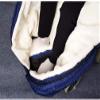 EHVYBDX Wheelchair Blanket,Wheelchair Warmer Cover,Wheel Chair Blanket Winter Leg Foot Back Warm Bag for Disabled Senior Elderly,Machine Washable view 3