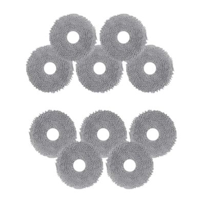 10 PCS Mop ClothCompatible For Roborock Q Revo/Qrevo Pro/Qrevo S/Qrevo Curv/Qrevo Maxv Robot Vacuum