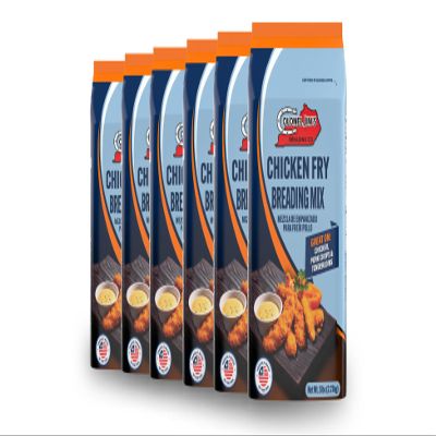 Colonel Jim's Chicken Fry Breading Mix, 5 lb Bags (Case of 6) - Southern Style Coating for Crispy Fried Chicken - Professional Restaurant-Quality - Made in USA