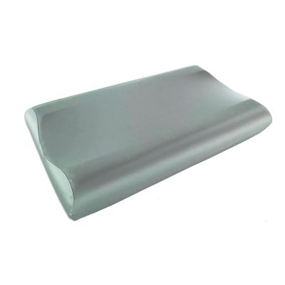 QILELE Neck-Relieving Pillow for use on Bed - Ice-Silk Covered Memory Foam Pillow for Sleep