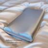 QILELE Neck-Relieving Pillow for use on Bed - Ice-Silk Covered Memory Foam Pillow for Sleep view 4
