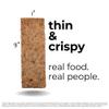 The Panza Chocolate Chip Gourmet Cookie Snack Thin & Crispy | Organic, Non-GMO, 100% Natural Ingredients | Signature Pouch 3.0 oz view 2