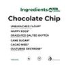 The Panza Chocolate Chip Gourmet Cookie Snack Thin & Crispy | Organic, Non-GMO, 100% Natural Ingredients | Signature Pouch 3.0 oz view 3