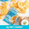 Quest Nutrition Cheddar & Sour Cream Protein Chips, 19g Protein, 4g Net Carbs, Low Carb, Gluten Free, 1.1 oz, 4 count view 3