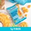 Quest Nutrition Cheddar & Sour Cream Protein Chips, 19g Protein, 4g Net Carbs, Low Carb, Gluten Free, 1.1 oz, 4 count view 4