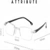 Lkdgii 2026 Upgraded Glasses For Women Men,Anti-Blue Reading Glasses,Presbyopia Glasse,Automatic Zoom Reading Eyeglasses (200,2PCS) view 2