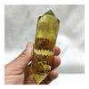 BHBHCPZGR 1pcs The 341g yellow crystal Rainbow Obelisk 24 clear quartz view 2
