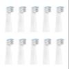 10PCS Electric Toothbrush Replacement Heads,Compatible for Realme N1 N2 RTX2103 SN301 Soft Dupont Bristle Nozzles(10pcs White) view 1