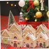 24PCS Christmas Boxes Paper Gingerbread House Empty Advent Calendar Boxes with Hanging Rope for Xmas Holiday Party Treat Cookie Snack, Home Dcor view 3