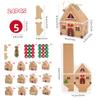24PCS Christmas Boxes Paper Gingerbread House Empty Advent Calendar Boxes with Hanging Rope for Xmas Holiday Party Treat Cookie Snack, Home Dcor view 4