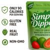 Simply Dipped Freeze Dried Strawberries Matcha Covered | Delicious Frozen Fruit | Sharing Size - 6 Ounce Bag view 3