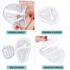 15 Pair Ladies Forefoot Gel Cushions - Anti-Slip Half-Size Shoe Inserts for High Heels, Sandals & Foot Comfort(Clear) view 3