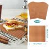 GeeRic Independence Day Waxed Deli Paper Sheets for Food, 7 * 7 Inch 200 Pcs Food Basket Liners for Sandwiches Out Dining Picnics Party Wrap Sheets Checkered Coffee view 2