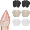20 Pair Women's Soft Silicone Forefoot Inserts - Anti-Slip Half-Size Pads for High Heels & Sandals Pain Relief(Clear) view 1