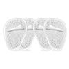 20 Pair Women's Soft Silicone Forefoot Inserts - Anti-Slip Half-Size Pads for High Heels & Sandals Pain Relief(Clear) view 2