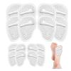 20 Pair Women's Soft Silicone Forefoot Inserts - Anti-Slip Half-Size Pads for High Heels & Sandals Pain Relief(Clear) view 3