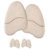 16 Pair Ladies Forefoot Relief Inserts - Non-Slip Sweat-Absorbing Half-Size Pads for Shoe Comfort view 1
