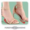 16 Pair Ladies Forefoot Relief Inserts - Non-Slip Sweat-Absorbing Half-Size Pads for Shoe Comfort view 3