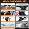 2PCS Patellar Tendon Support Strap for Knee Pain Relief, Patella Bands for Basketball, JumpersRunning, Soccer, Hiking,Flexible Silicone Patella Knee Bands for Men and Women, With Storage Bag (Blue) view 2