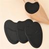 16 Pair Women Forefoot Support Pads - Non-Slip Sweat-Absorbing Half-Inserts for Shoe Comfort(Black) view 4