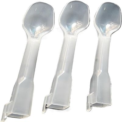 1000 Disposable Plastic Ice Cream Spoons - Perfect for McFlurry, Ice Cream Makers, Milk Shakers, Party Supplies, Catering, and Events - Durable & Convenient