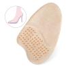 20 Pair Women's Forefoot Cushion Pads - Sweat-Absorbing Non-Slip Half-Inserts for Shoe Breathability(Beige) view 4