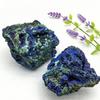 ZPFWDGBRH 1pc 20-30g Azurite Malachite Geode Quartz Crystal Cluster Teaching Research Stone ZPFWDGBRH view 3