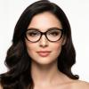 Rayzzol Classic Cateye Reading Glasses for Women Retro Style Butterfly Frame, Blue Light Blocking Readers, Clear Lens, Spring Hinge (Black, 1.5, x) view 2