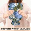 OTVEE Watercolor Blue White Hydrangea Flower Hot Water Bottle with Cover, BPA Free PVC 2L Large Hot Water Bag for Pain Relief Menstrual Cramp Sore Muscles Hot and Cold Compress Therapy view 4