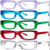 Eyekepper 5 Pack Ladies Reading Glasses - Stylish Oversized Square Readers for Women +1.00 view 1