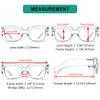 Eyekepper 5 Pack Ladies Reading Glasses - Stylish Oversized Square Readers for Women +1.00 view 3